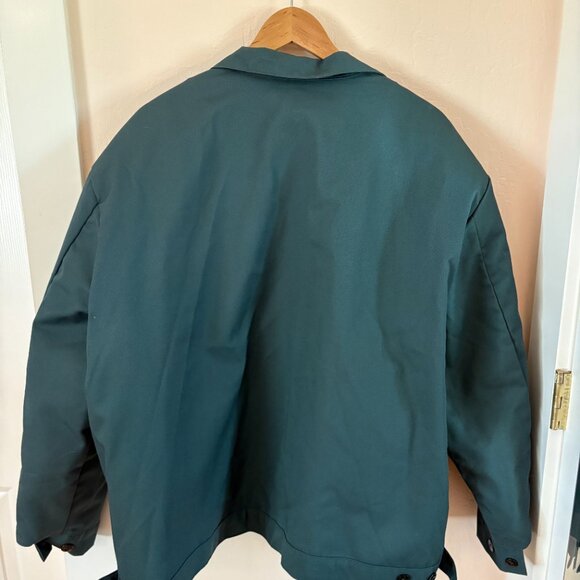 Vintage Green Workwear Jacket with Lining - Picture 3 of 6